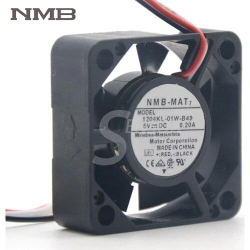 For NMB 1204KL-01W-B49 3010 5V 0.20A 3CM mini micro axial notebook hard fa