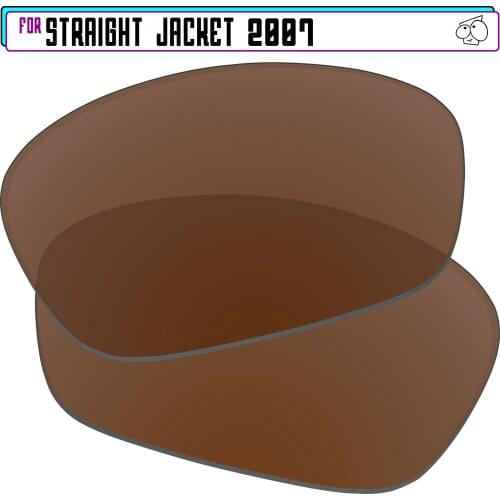 EZReplace Polarized Replacement Lenses for - Oakley Straight Jacket 2007 Sunglasses - Brown