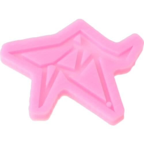 Epoxy Resin Mold Paper Crane Silicone Mould DIY Crafts Polymer Jewelry Necklace Earring Keychain Making Tool