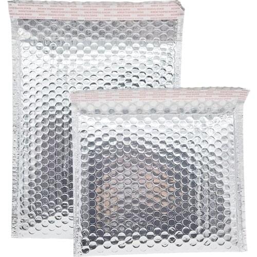 10 Pcs Bubble Envelope Foam Foil Shipping Mailing Bag Waterproof Shockproof Bubble Mailer Envelopes for Gift Packaging