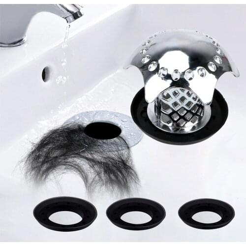 Shower Drain Hair Catcher Shower Sink Drain Cover Prevents Hair From Clogging Gadgets Sink Filter Bath Plug