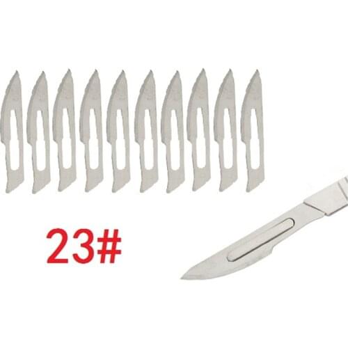23# 10 pcs Blades for Wood Carving Tools Engraving Craft Sculpture Knife Scalpel Cutting Tool PCB Repair Scalpel blade