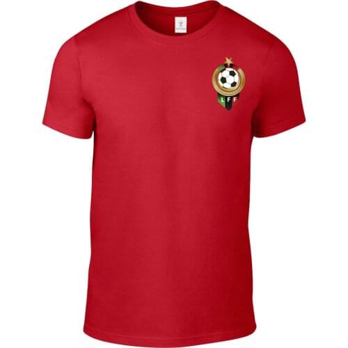 Libya 2019 T Shirt MenS Footballer Legend Soccers Men Creative Casual Short Sleeve Tshirt Novelty Funny Tees