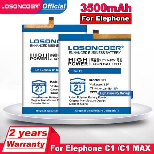 LOSONCOER Elephone C1 Batteries