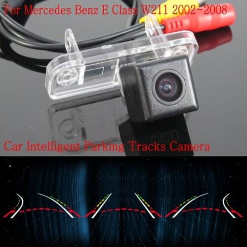 Lyudmila Car Intelligent Parking Tracks Camera FOR Mercedes Benz E Class W211 2002~2008 Back up Reverse Camera Rear View Camera
