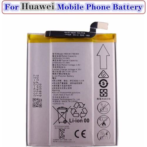 New 2700mah HB436178EBW Battery For Huawei Mate S CRR-L09,CRR-L13,CRR-L23,CRR-CL10,CRR-CL20,CRR-CL00,CRR-UL00,CRR-TL00