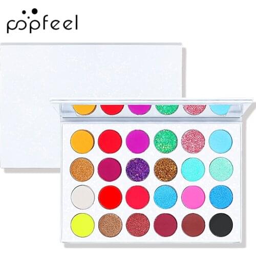 Highly Pigmented Eye Makeup Palette , Matte Shimmer Metallic Eyeshadow Pallet Long Lasting Blendable Make Up Cosmetics Gift Kit