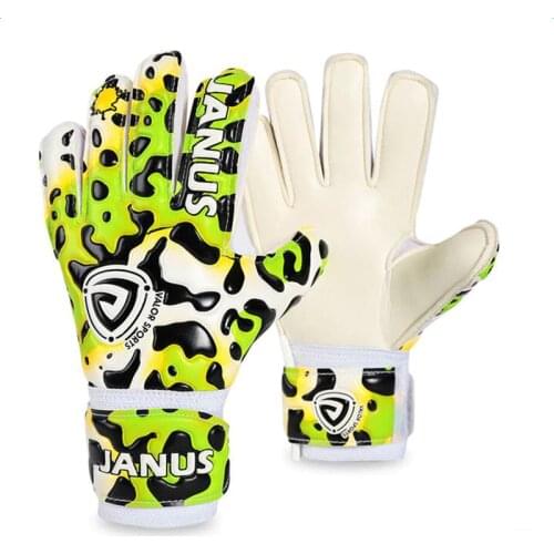 Professional Children Goalkeeper Gloves Thickened Latex Leopard Print Boys Soccer Goalie Gloves Football Goalkeeper For Kids