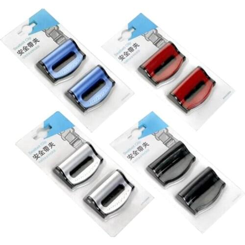 Adjustable Automobile Seat Belts Clips Universal Plastic Car Safety Belt Stopper Buckle Auto Seat Belts Stoppers Clips