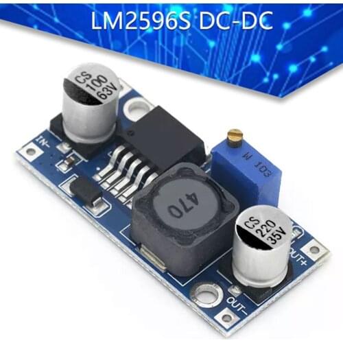 HW-677 Q65 48V Adjustable Step-down Module DC-LM2596HVS Input 4.5-50V Voltage Converter Stabilizer Power Supply Buck Module