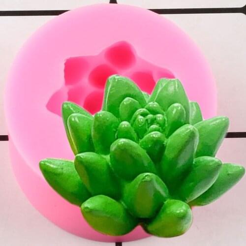 Succulent Plants Silicone Molds Cactus Fondant Cake Decorating Tools Craft Soap Resin Candle Mold Candy Chocolate Gumpaste Mould