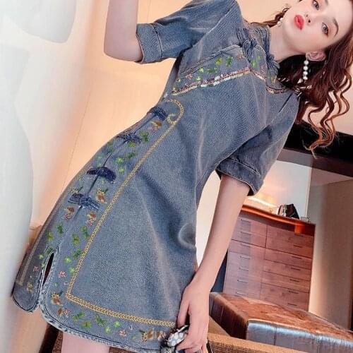Princess in regular denim womens V-neck club party dress sexy fashion street clothing tight mini dress(There is no belt)