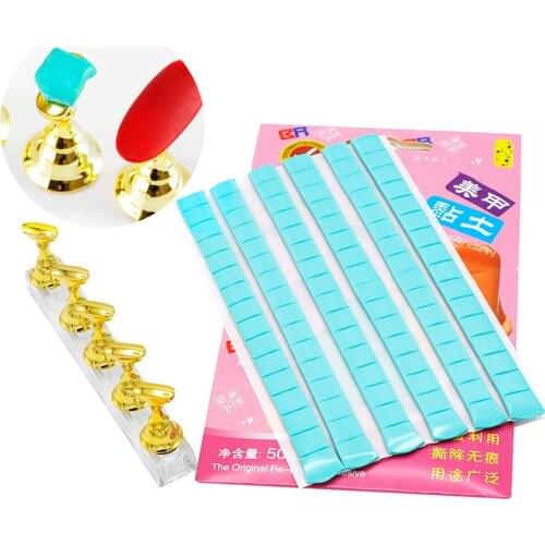 1 Pcs Reusable Nail Art Adhesive Clay is Used for Pasting Decoration on Nail art Display Stand