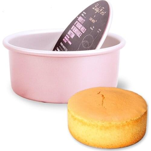 2021 Fashion 8 Inch Round Mold Removable Pink Bottom Lady Cake Mold Easy To Clean Cake Pan