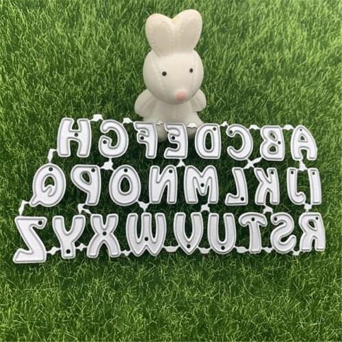 26 letter decoration card Metal Cutting Dies Stencils For DIY Scrapbooking Decorative Embossing Handcraft Die Cutting Template