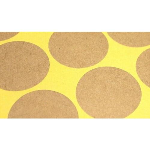 300 pcs/lot Cute Round Kraft paper packaging label Adhesive Sticker(dd-6157)