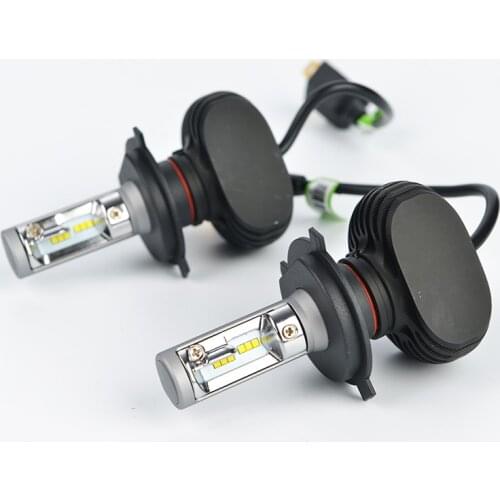 LDDCZENGHUITEC Car Headlight H4 H11 H13 9005/HB3 9006/HB4 H7 CREE Chips Far & Near Led Headlight Bulbs Fanless Auto 6500K