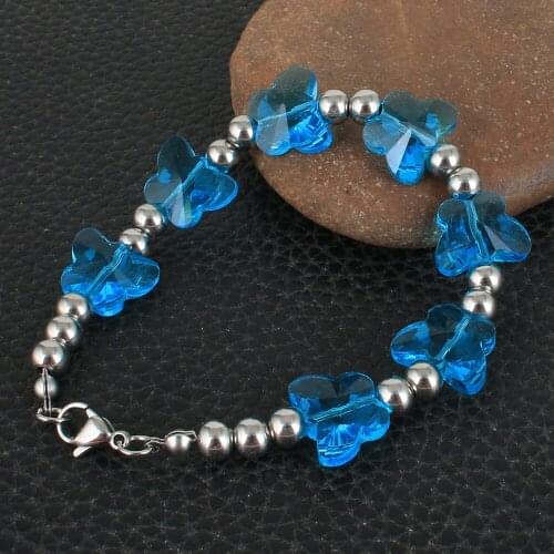 Bead Fashion Stainless Steel Jewelry Bracelet For Women and Girl BEUGAABA