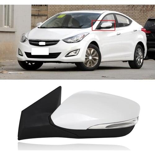 CAPQX For Hyundai Elantra 2012 2013 2014 2015 2016 Car Exterior Rearview Mirror Side View Mirror Reversing Mirror 3/6/8 Wire