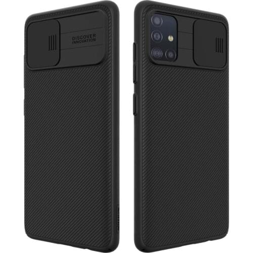Nillkin for Samsung Galaxy A71 Case with Slide Camera Cover Galaxy A71 Cover Protective with Slide Camera Cover, Upgraded Case