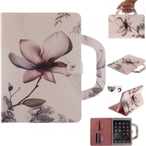 Handbag Case for Apple IPad Mini 4 Mini4 Smart Cases Funda Fashion Cat Dog Tiger Animal Painted PU Leather Stand case + Gifts