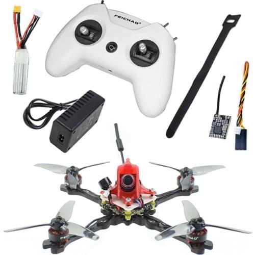 DIY Keel135 RTF 135mm Frame RC Drone Kit F411 20A AIO 2S-5S 1204 5000KV Motor 1200TVL FPV Goggles Camera LiteRadio Transmitter
