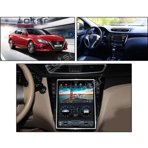 For NISSAN Qashqai 2013-2019 Android 9.0 PX6 Tesla Vertical Screen GPS Navigation Auto Radio Stereo Head Unit Multimedia Player