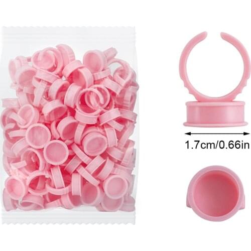 Hot Sale 100PCS/Lot Disposable Ring Holder Ring Tattoo Ink Cup For Tattoo Needle Supplies Accessorie Makeup Tattoo Tools