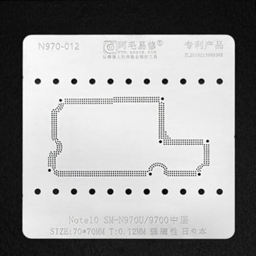 Suitable for Samsung S10 Note10 middle layer tin netting/G977N/G977B/N975/motherboard middle layer steel netting