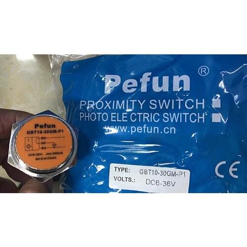 Genuine "Beifuning pefun" induction switch, inductive proximity switch GBT10-30GM-P1, PNP