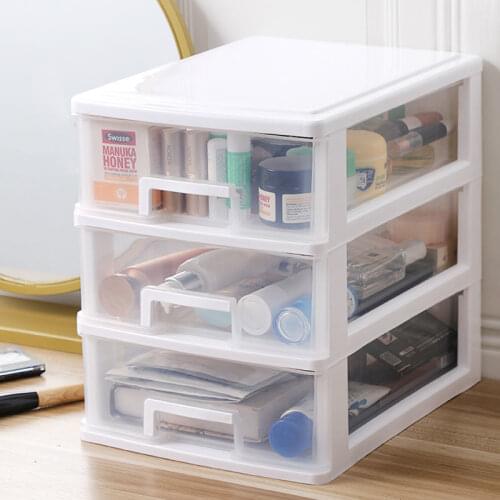 Simple Office Drawer Storage Box Multi-layer Student Desktop Stationery Classification Storage Transparent Box Desk Finishing