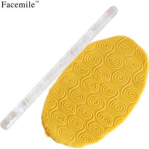 Facemile Circle Shape Transparent Rolling Pin Decor Does Not Touch The Flattening Rod Side Stick 53-12