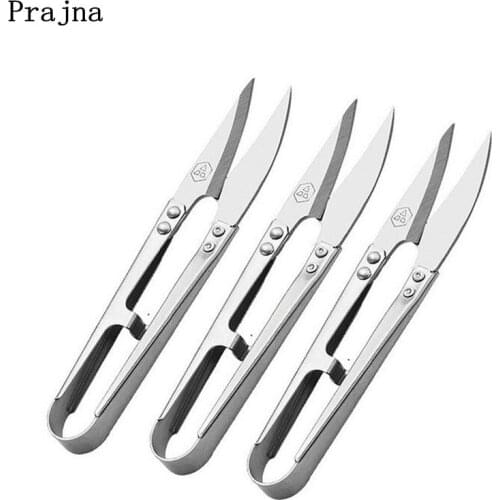 Cutting Scissors U Shape Sewing Tailors Stainless Scissors Shears Steel Yarn Cross Stitch Embroidery Scissors Cutting Tools DIY