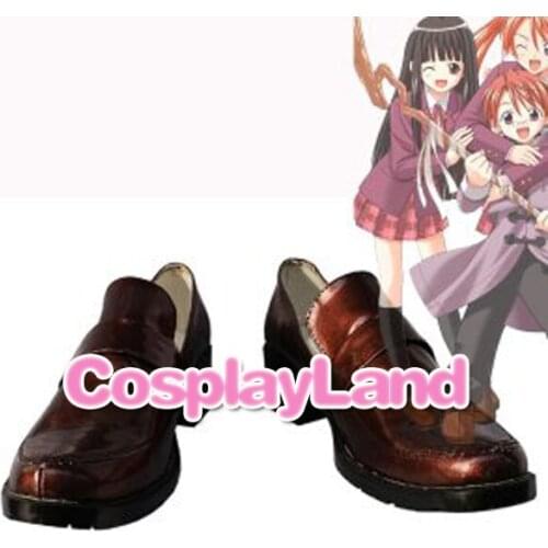 Customize Boots Negima! Magister Negi Magi Girls' Uniform Cosplay Shoes Cosplay Costume Anime Party Shoes