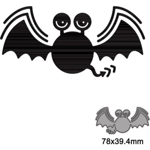 Happy Halloween Cute Bat Metal Cutting Dies Stencils For DIY Scrapbooking Photo Album Season Embossing DIY Paper Cards 2021 New