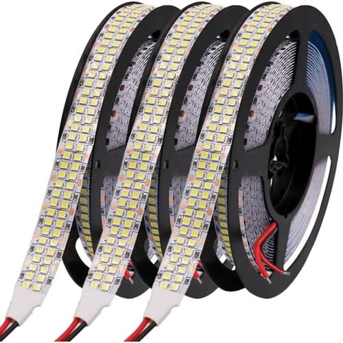 12V 24V 2835 LED Strip Light 5m 10m 15m 20m Flexible Tape Light Ribbon 60/120/240/480 Leds Waterproof Rope Light for Home Decor