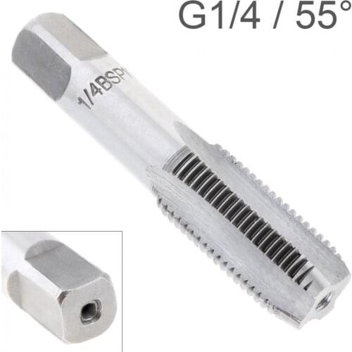 G1/4 55 Degrees High Speed Steel G Thread Tap Attack Pipe Plate Hand Tapping Materials Cylindrical Thread Repair MachineTapping