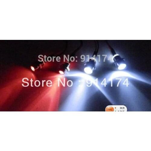 YUKALA 2sets R/C car lights with alloy light fixture for 1/10 1/8 R/C drift car /Truck