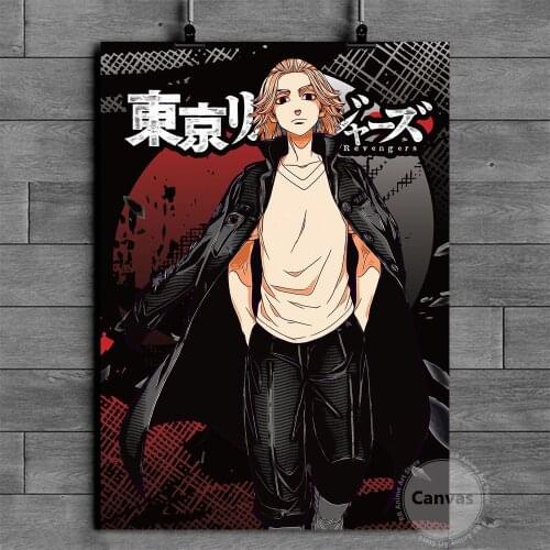 Anime Mikey Tokyo Revengers Poster Pictures Home Manga Decoration Paintings Canvas HD Prints Wall Art Modular Living Room