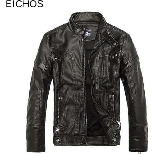 EICHOS Men's Faux Leather Jackets