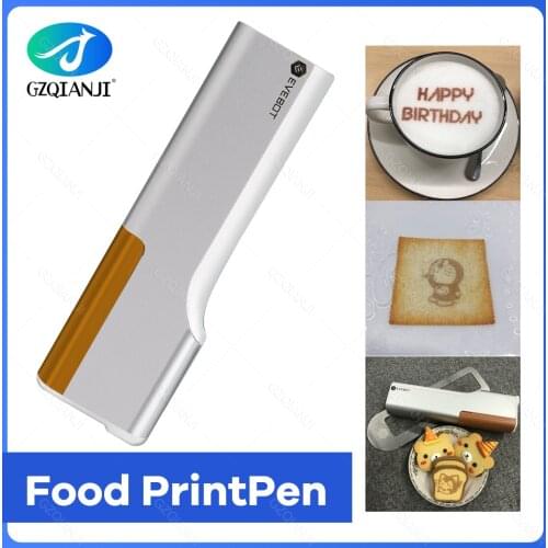 EVEBOT Printpen Handheld Printer DIY Inkjet Pen Tattoo Device Mini Portable Clothing Custom Small Coffee Printing Machine
