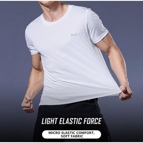 Mens Jersey Sportswear Quick Dry Compression Sport T-Shirts Fitness Gym Running Shirts Soccer Shirts Breathable Running T-Shirt