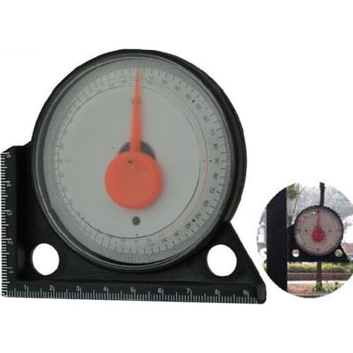 Horizontal Angle Gauge Pointer Angle Gauge Inclinometer Goniometer With Black Magnetic Base
