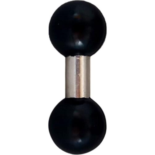 25mm / 1 Inch to 25mm / 1 Inch Composite Extension Ball Adapter for Dual Ball Socket Mounting Arms for RAM