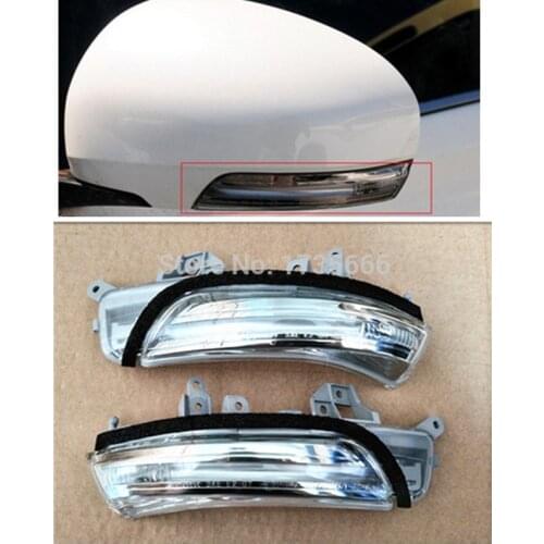 LEFT + RIGHT Rearview Mirror LED Turn Signal Repeater Lamp For PRIUS REIZ WISH MARK X CROWN AVALON 2009 -2013 81740-30130