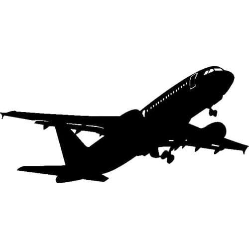 Interesting Car Sticker Accessories Vinyl Extraordinary Bright Flight Plane Is about To Take Car Window Decal PVC 18cm X 8cm