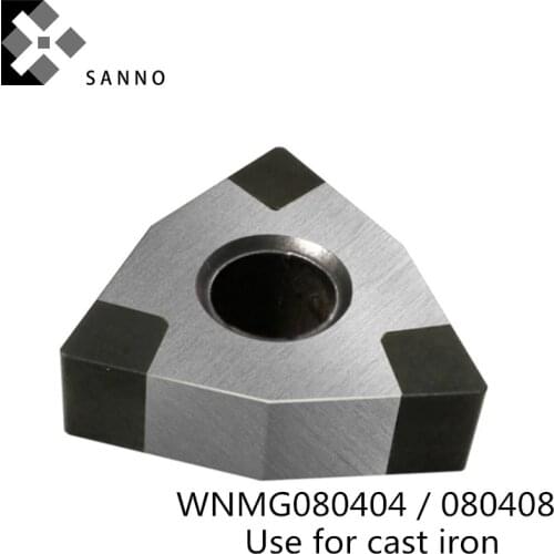 High quality hexagon cbn turning tools blade inserts WNMG080404 / 080408 cnc tools inserts for cast iron