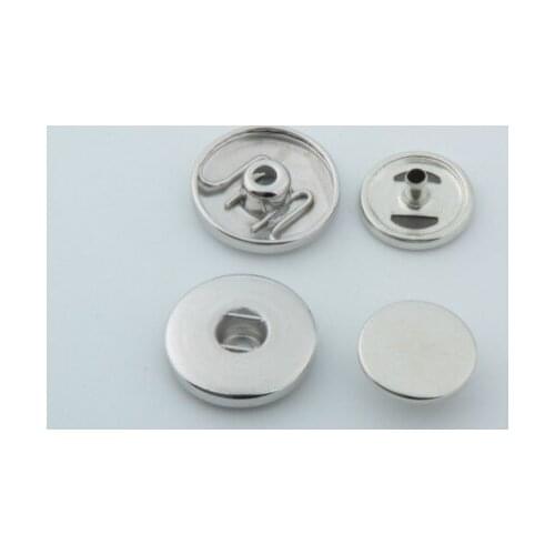 20sets/lot Fashion Brass Copper 18mm Snap Button Base Studs Jewelry Accessories Fit Women Diy Snap Button Bracelets Findings