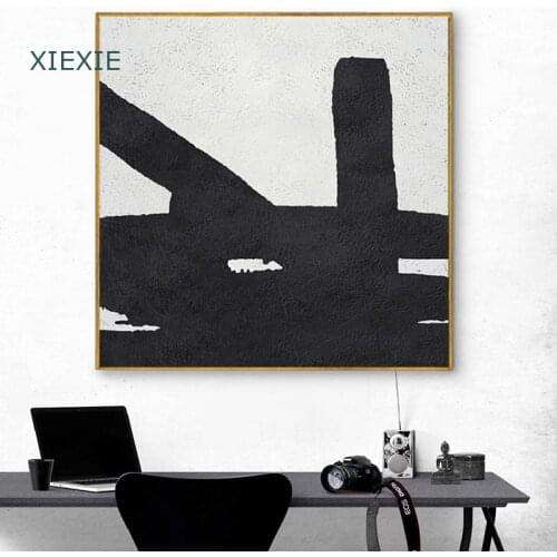 Abstract Poster Hanging Wall Art Black and White Canvas Painting Decoration for Home Office Living Room Bedroom Print Painting