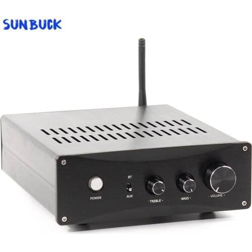 Sunbuck 300W+300W 2.0 class D Digital Amplifier QCC3034 Bluetooth 5.0 APTX TPA3255 Power Amplifier